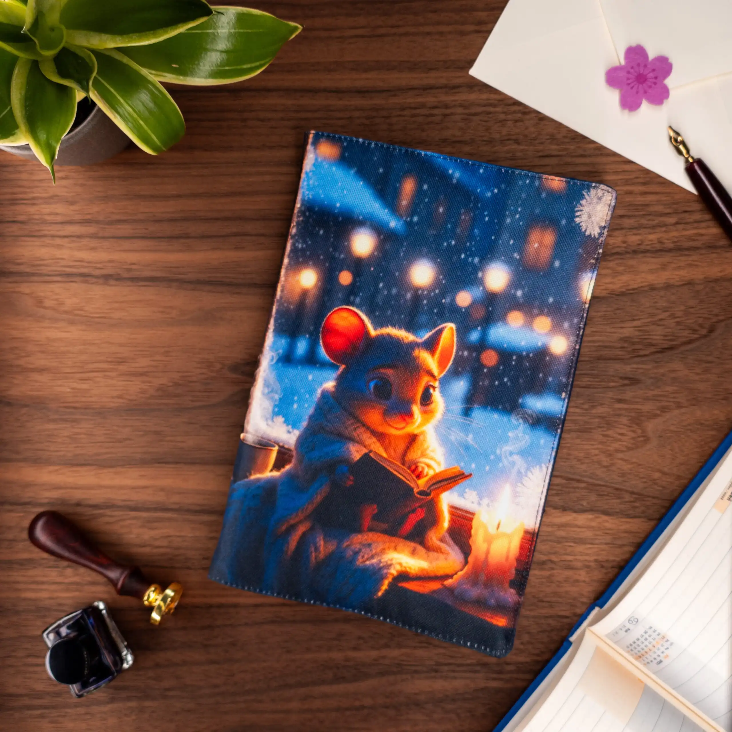 Warm Tales | Fabric Book Cover