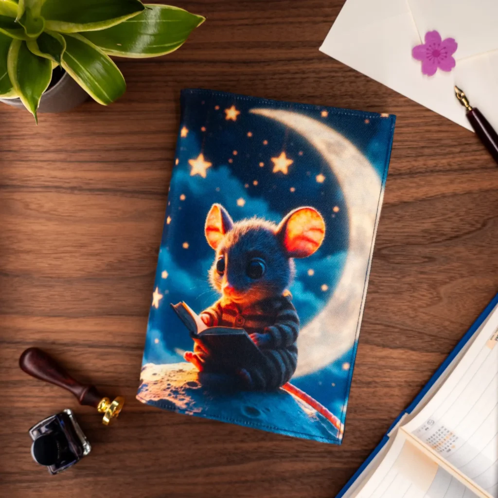 Moonlight Reader | Fabric Book Cover