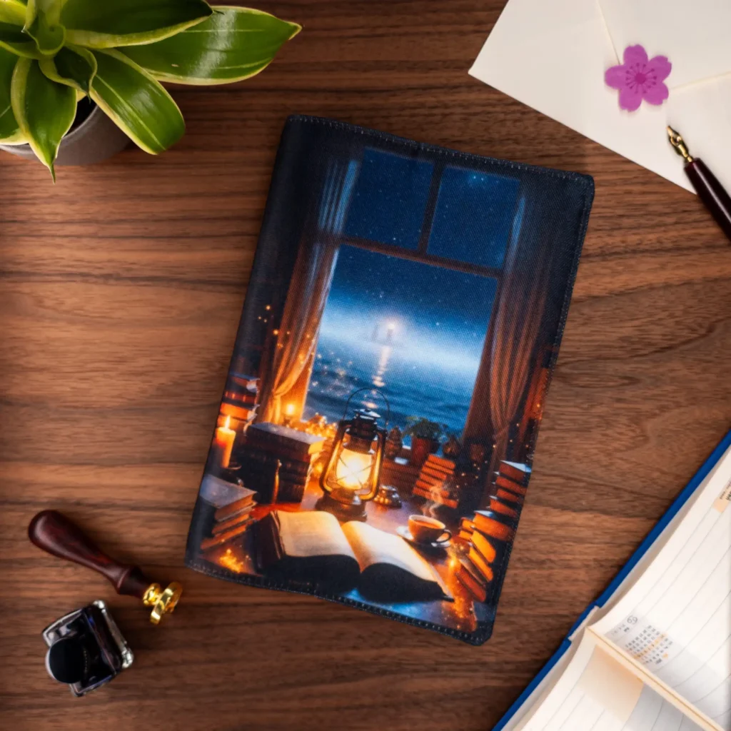 Lantern Lair | Fabric Book Cover