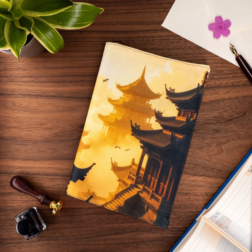 Sacred Temple | Fabric Book Cover