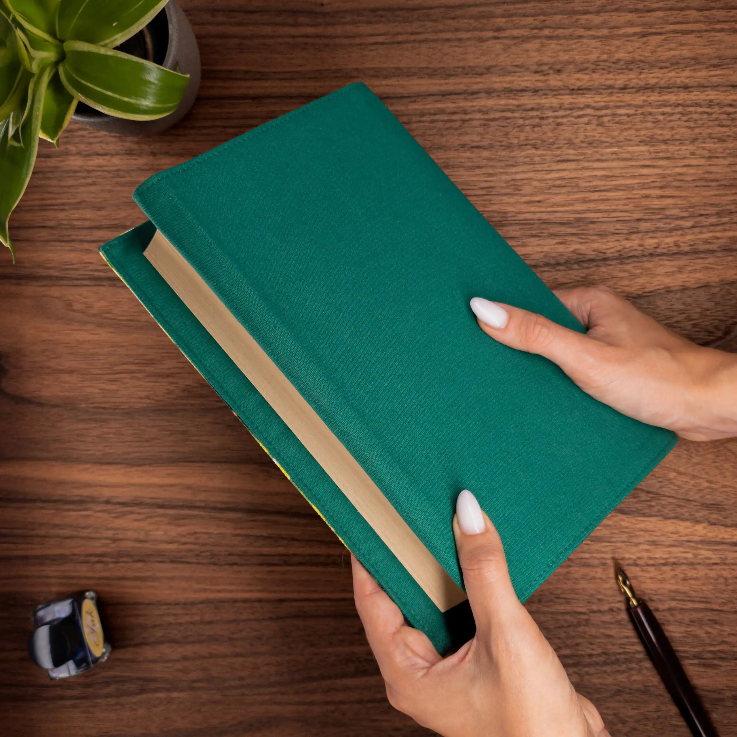 Lantern Wishes | Fabric Book Cover - Image 5