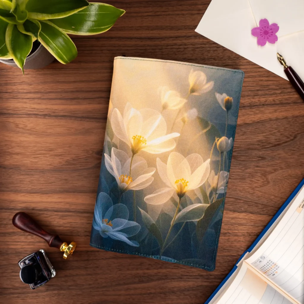 Petals in Bloom | Fabric Book Cover