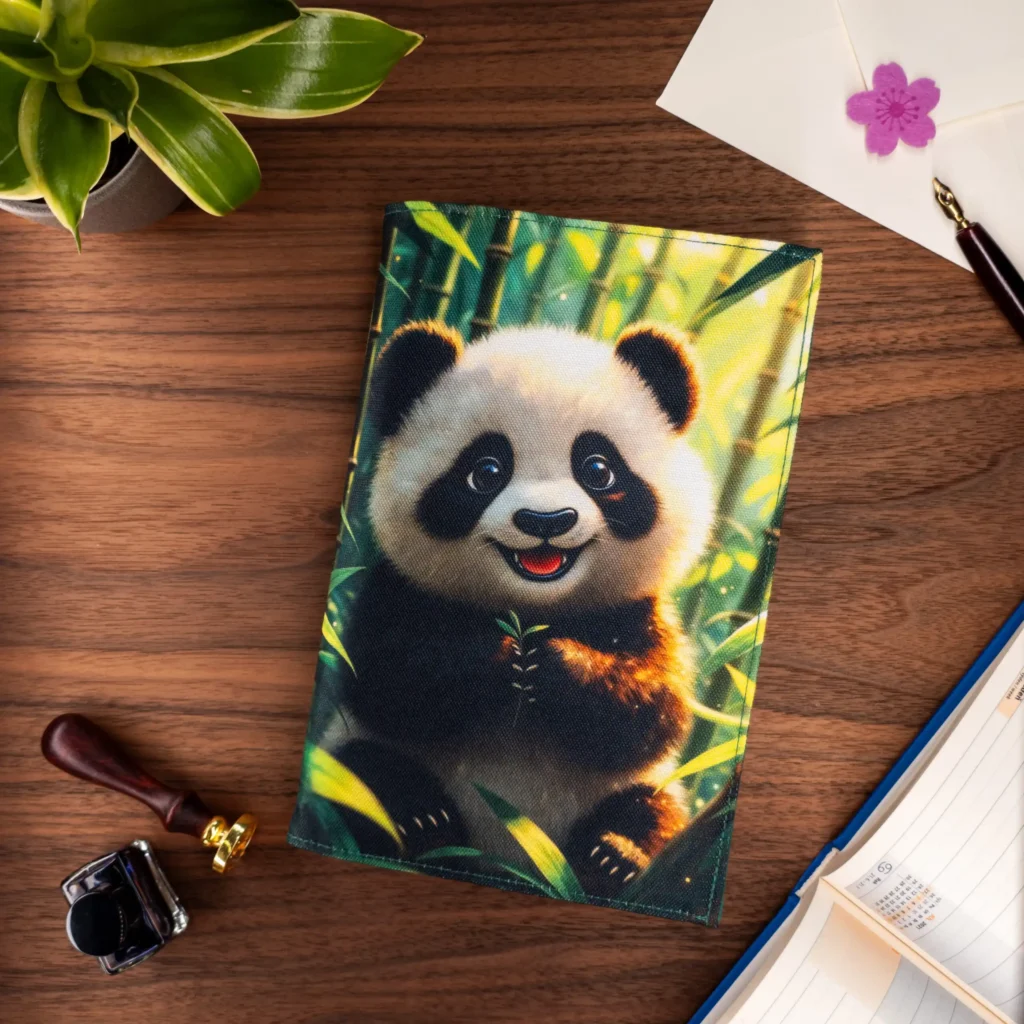 Bamboo Buddy | Fabric Book Cover